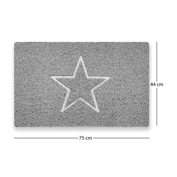 Nicoman Embossed Spaghetti Loofah Anti Slip Shower Mat - Star