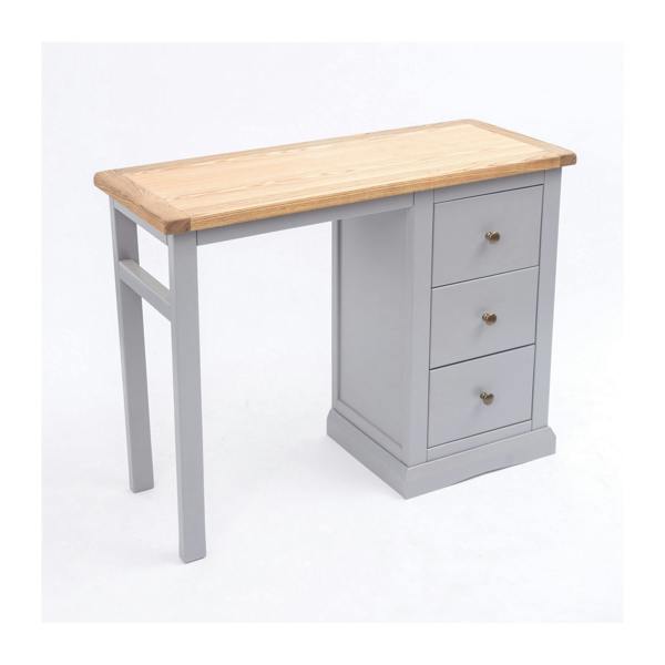 Cabinet Bits Rocca 3 Drawer Desk - Dressing Table Brass Knob