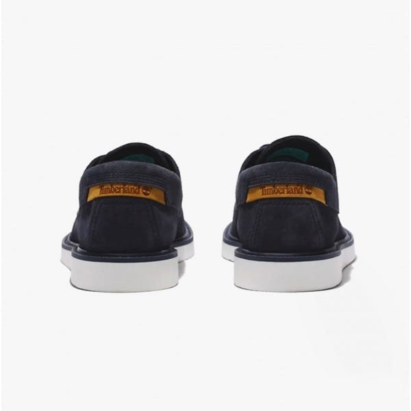 Timberland Newmarket II Mens Suede Boat Shoes Navy