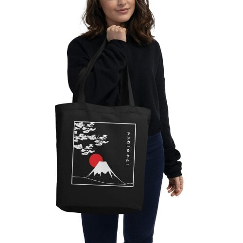 Anchor & Crew Mount Fuji Landmark Recycled Cotton Tote Bag