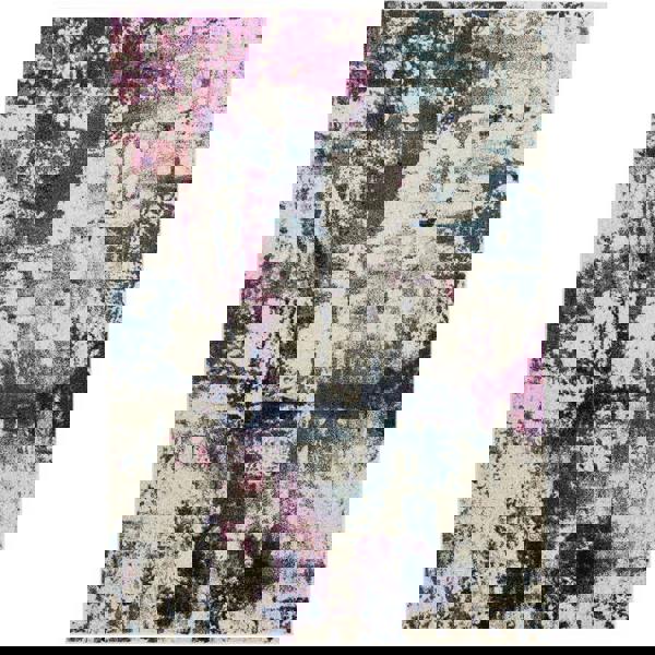 Asiatic Nova NV23 Abstract Navy Multi Rug