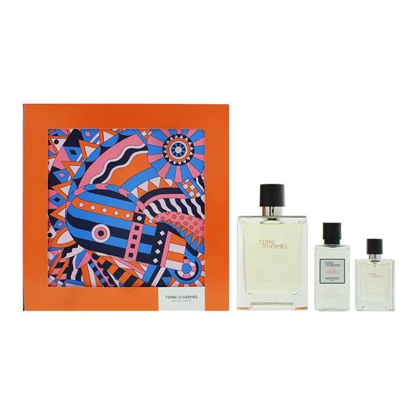 Hermes Hermès Terre D'hermès 3 Piece Gift Set: Eau de Toilette 100ml - Eau de Toilette