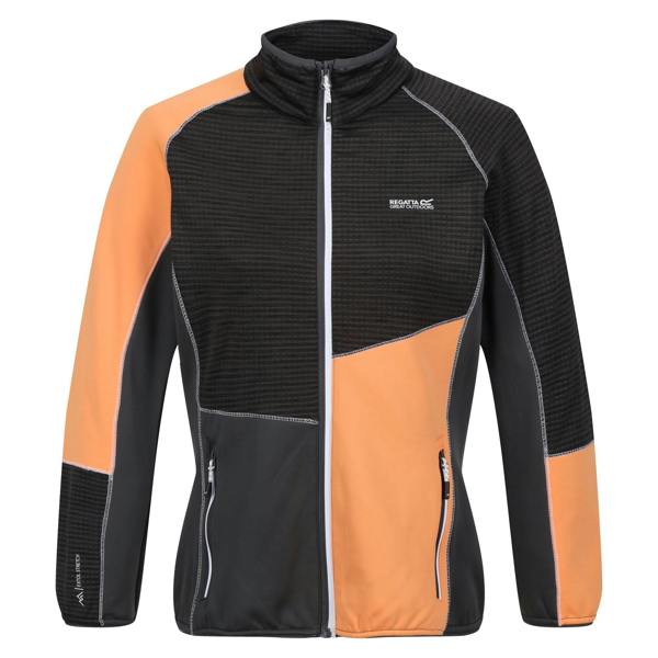 Regatta Womens/Ladies Yare VIII Lightweight Jacket - Black/Apricot Crush - 