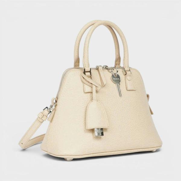 5AC Mini Bag Grainy Leather Beige | Maison Margiela