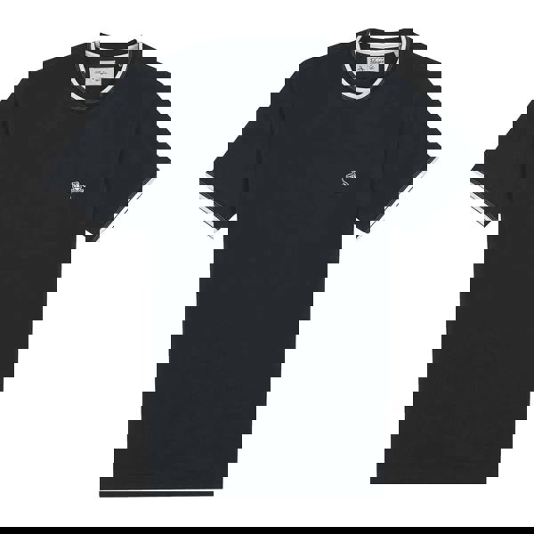 Original Penguin Mens Sticker Pete Ringer Tipped T-Shirt - Dark Sapphire - 