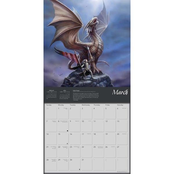 Anne Stokes, Dragons Calendar 2027, Wall Calendars, Month To View, Art, Gift