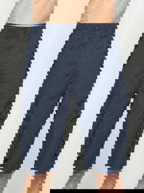 Crosshatch Kyron Cargo Shorts Navy
