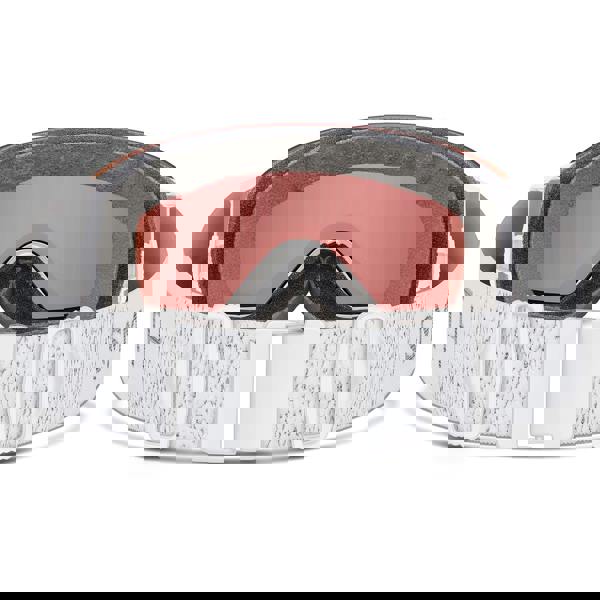 Smith Ski Goggles I/O Mag S 0OR M5 White Chunky Knit ChromaPop Everyday Rose Gold Mirror & CP Storm Rose Flash