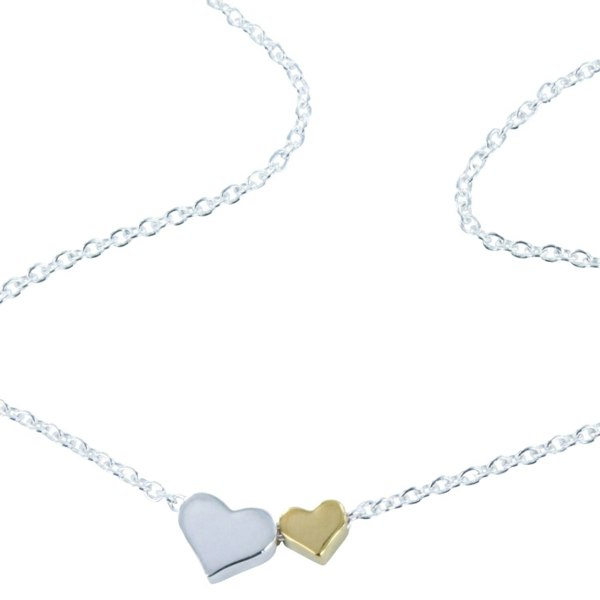 Cherish You Sterling Silver Heart Necklace - Reeves & Reeves