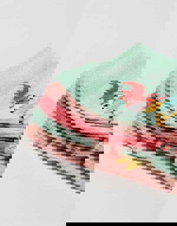 Disney Girls Multicoloured Moana Calf Socks Set of 5