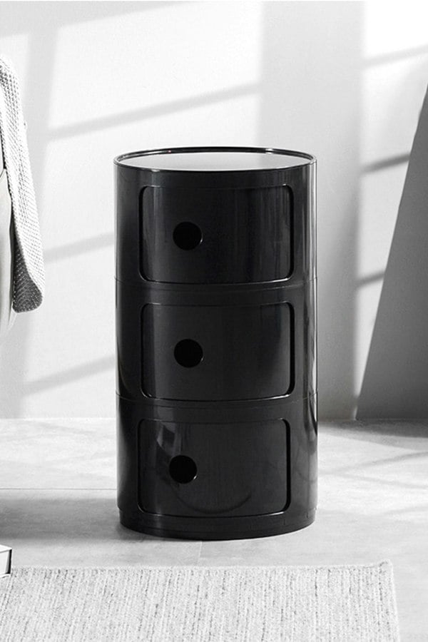 Living and Home 3-Tiered Plastic Storage Drawer Unit