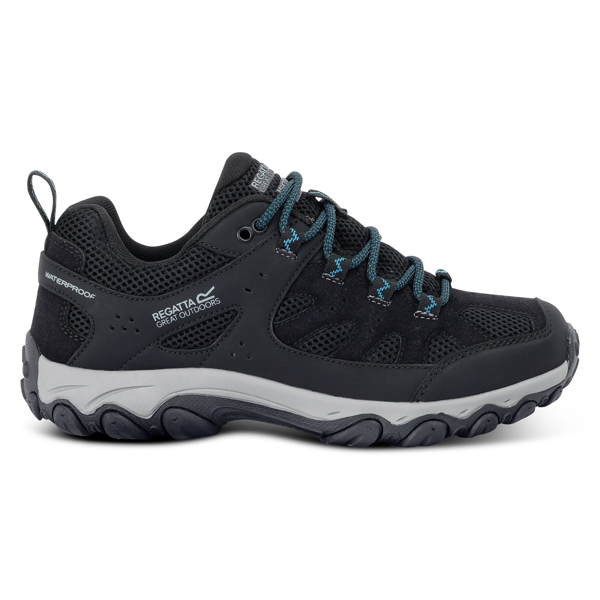 Regatta Womens Edgepoint IV Low Walking Shoes - Black/Storm Blue