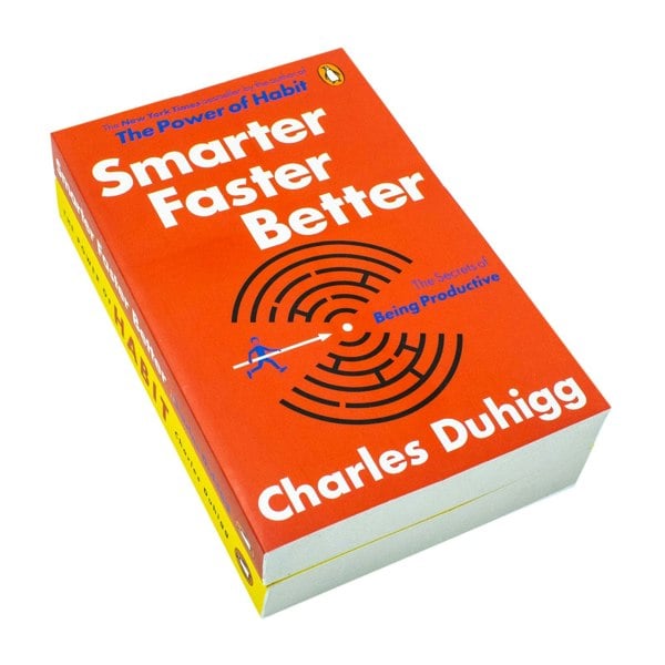 Charles Duhigg Collection 2 Books Set (The Power of Habit, Smarter Faster Better)