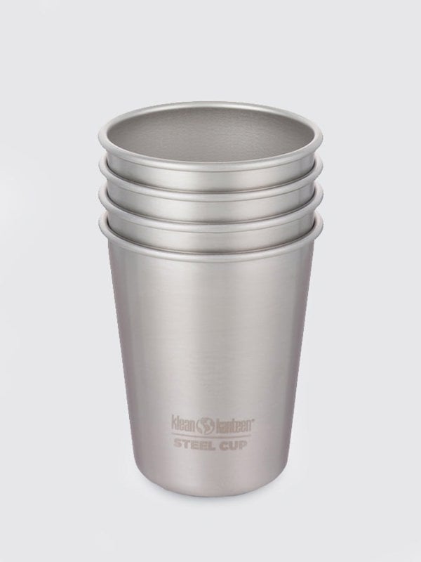 Klean Kanteen Steel Cup 10oz - 4 Pack (296ml)