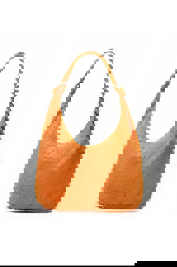 Kitise Large Slouch Italian Suede Leather Hobo Tote Bag