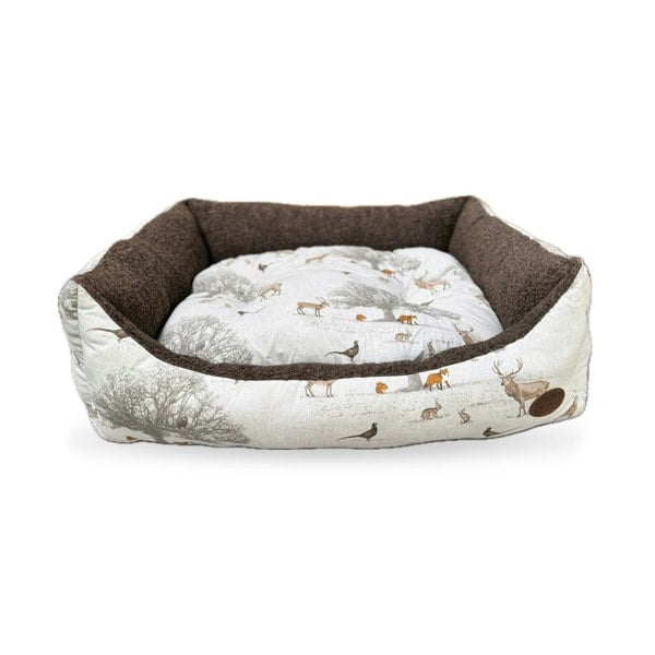 Snug and Cosy Pets Woodland Rectangle bed