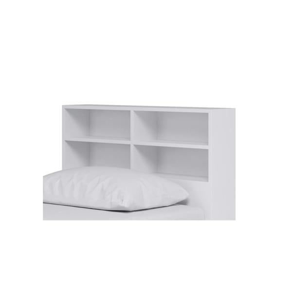 Kudlhome Bookcase Headboard Attachment, White