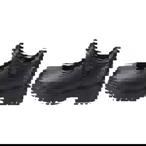 Hush Puppies Tanya Senior Leather Girls's Black Shoes