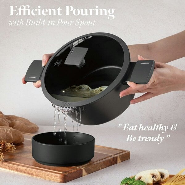 Berlinger Haus Casserole with lid, 24 cm Berlinger Haus BH8131Anthracite