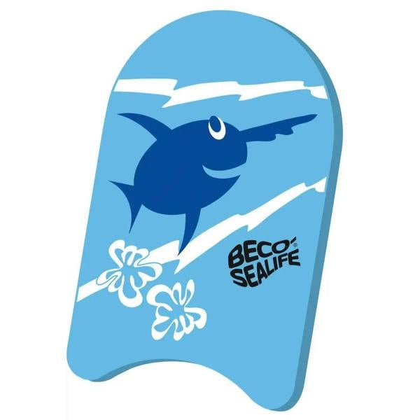 Blue BECO Sealife junior kickboard with dolphin design