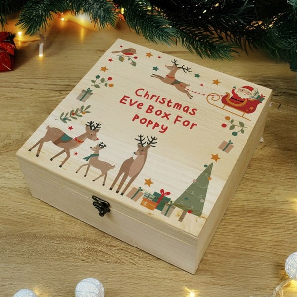 Personalised Memento Company Personalised Santa & Reindeer Christmas Eve Box