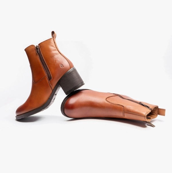 Hush Puppies HELENA Womens Ankle Boots Tan