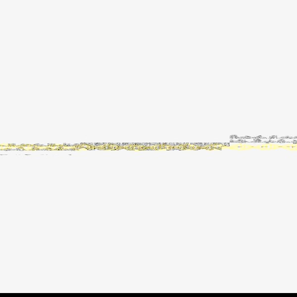 T. H. Baker 9ct Yellow Gold Fine Prince of Wales Rope Chain G7R