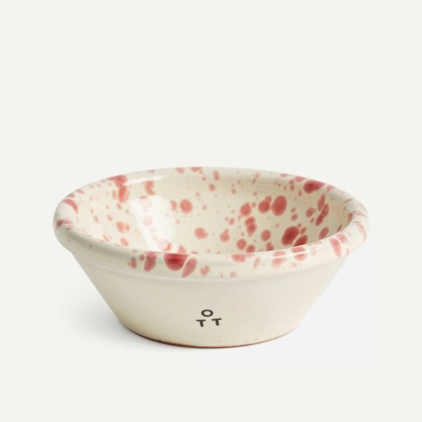 Hot Pottery Nut Bowl Cranberry