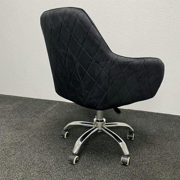 Kosy Koala Office Chair black velvet swivel with arms and wheels leisure home desk computer