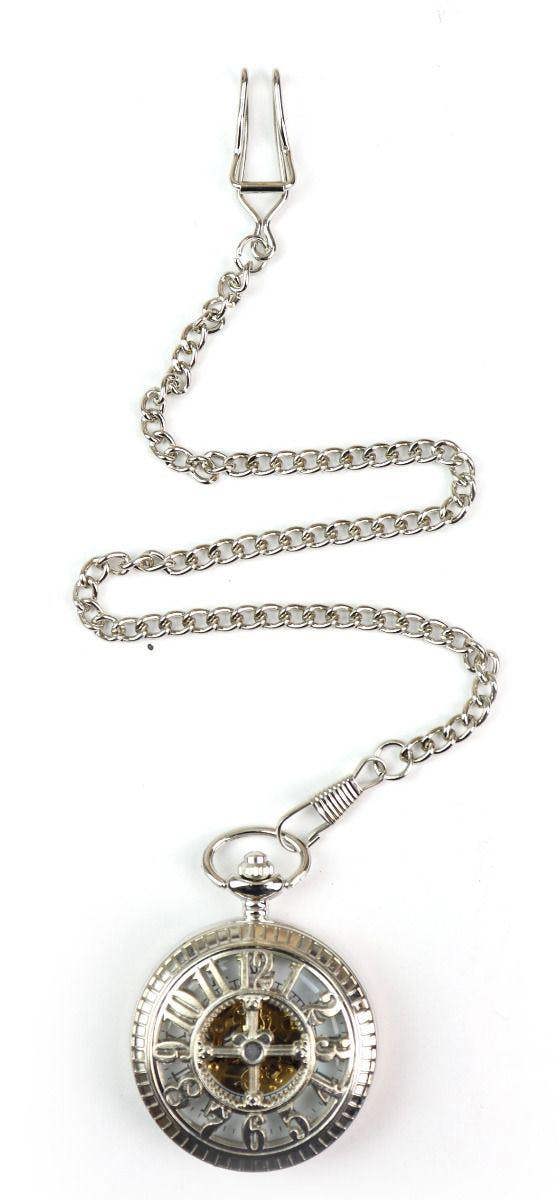 TruClothing Automatic  Pocket Watch Mechanical Peaky Blinders Vintage Double Hunter