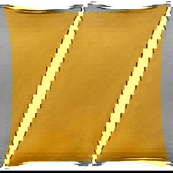Furn Meridian Velvet Cushion Cover - Ochre/Teal