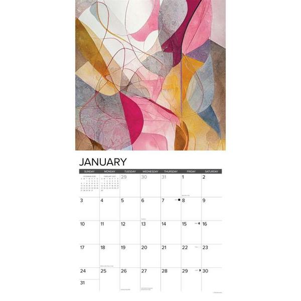 Abstract Art Calendar 2027, Wall Calendars, Month To View, Art, Gift