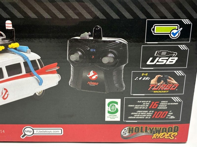 Jada Ghostbusters Ecto 1 Remote Control 1:16 Scale Jada 36139