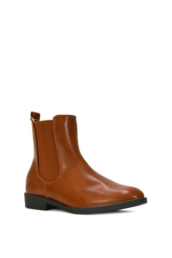 XY LONDON Chelsea Flatform Ankle Boots Pull On