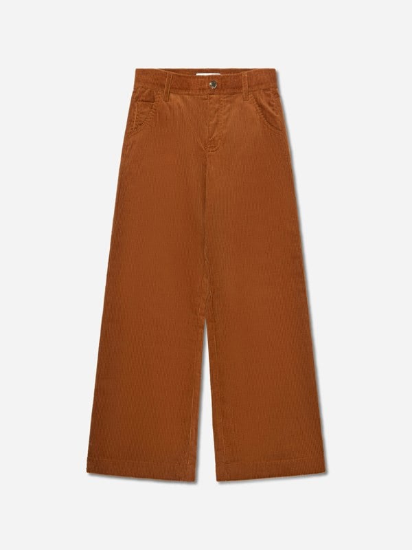 Chloé Girls Corduroy Trousers in Brown