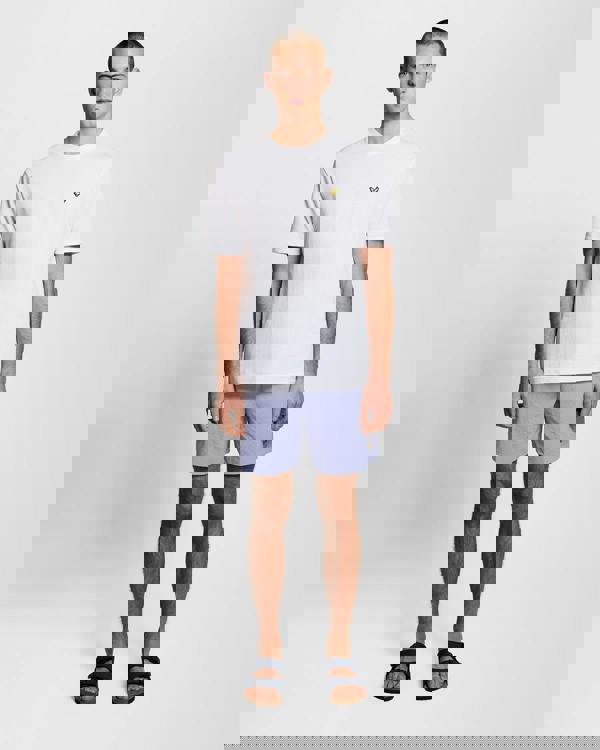 Lyle & Scott Plain Mens Swim Shorts - Y128 Bubble Blue | CHO | Designer Mens Swimming Shorts