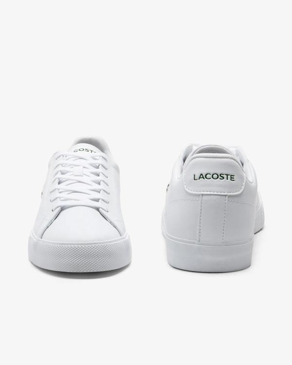 Lacoste Lerond Set Men Vulcanised Trainers - White/White 21G | CHO | Designer Mens Trainers