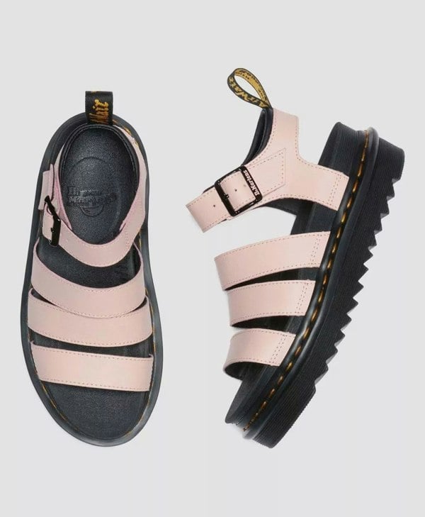 Dr. Martens Blaire Athena Leather Women's Powder Pink Sandals