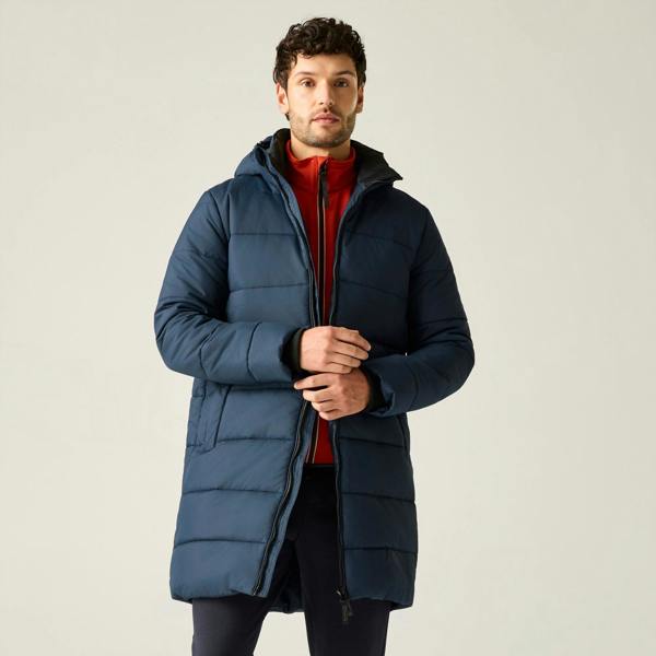 Regatta Mens Montor Water Repellent Padded Jacket - Navy