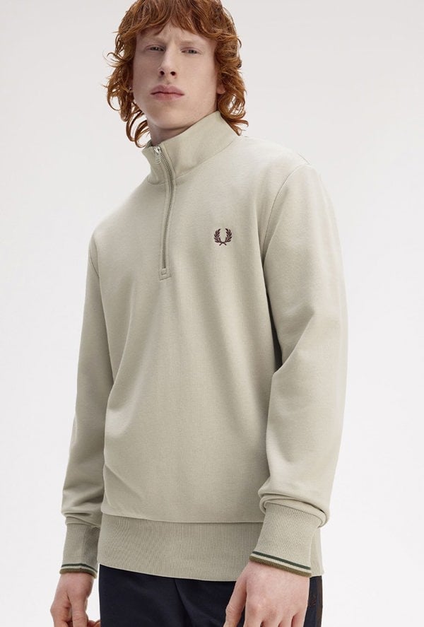Fred Perry Half Zip Sweatshirt