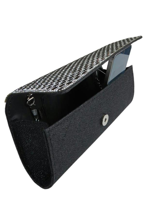 Paulo Due Diamante Tube Clutch Bag