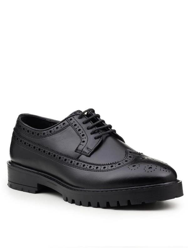Roco Boys black chunky  brogues - Leyton