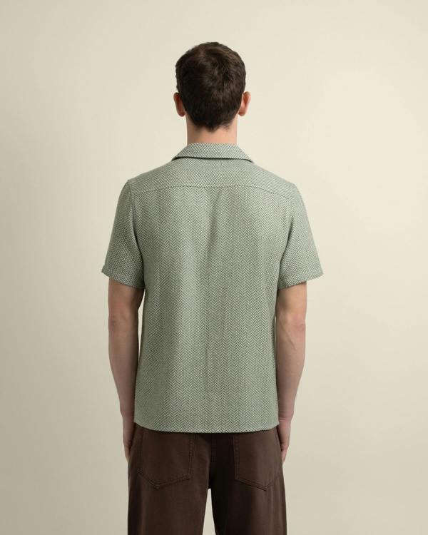 Larsson & Co Wray - Chevron Short Sleeve Shirt