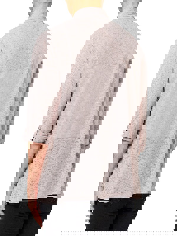 PennyPlain Roll Up Sleeve Cardigan - Cloud