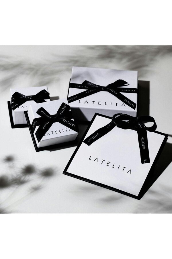 Latelita Erviola Gemstone Cascade Earrings Gold Opal