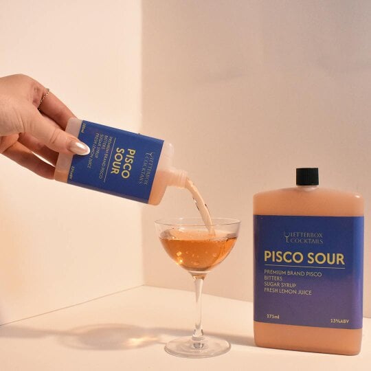 Letterbox Cocktails Pisco Sour – Premium Letterbox Cocktail | 100ml Mini Cocktail Gift