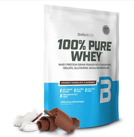 BioTechUSA 100% Pure Whey, Caramel Cappuccino (EAN 5999076238217) - 1000g
