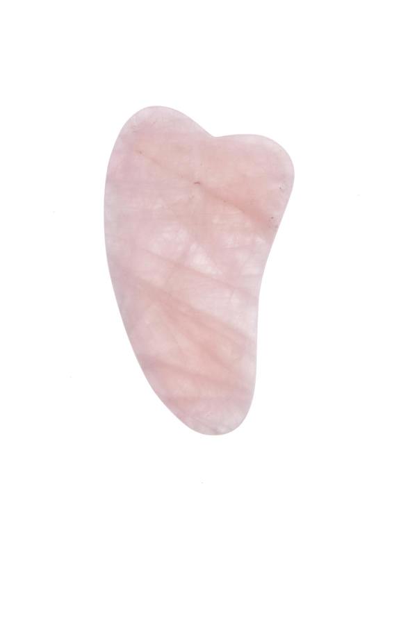 White Lotus Beauty Genuine Crystal Gua Sha Chemical Free Rose Quartz