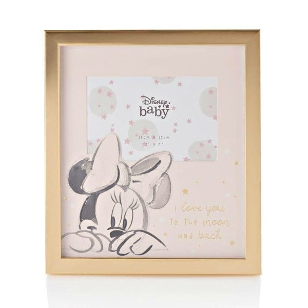 Disney Minnie I Love You To The Moon and Back Photo Frame New Baby Gift