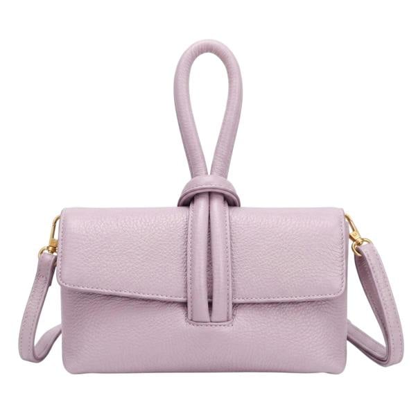 Kitise Knotted Loop Top Handle Mini Crossbody Shoulder Handbag